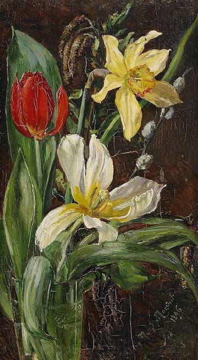 Anna Munthe-Norstedt Still Life with Flowers Germany oil painting art